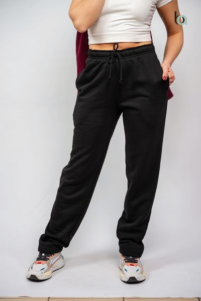 жіночий теплий костюм "флоу", чорний 3XL 1102-black фото