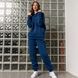 жіночий теплий костюм "флоу", індиго 4XL 1102-indigo фото 1